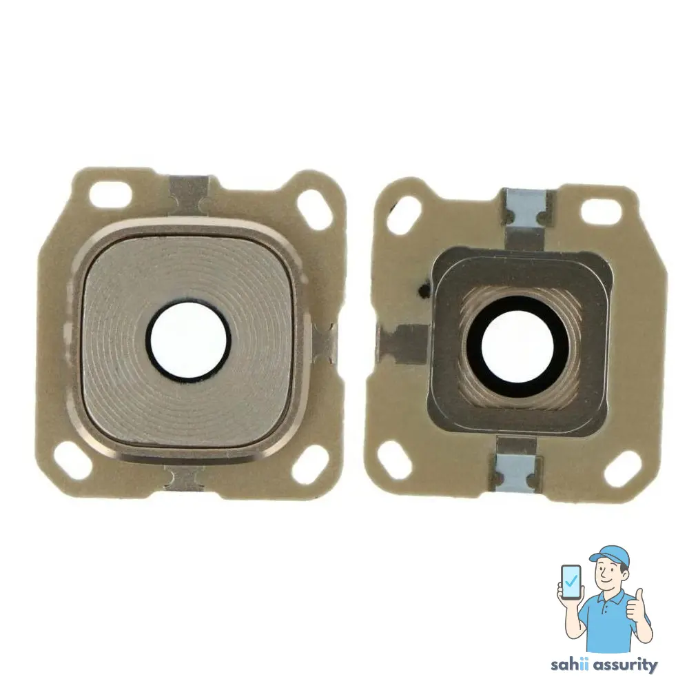 Camera Lens Glass with Frame for Samsung Galaxy C9 Pro Gold